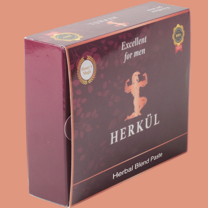 Herkul Organic Honey for Men-Extra Strength Honey for Men (Pack of 12 Sachet)